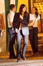 CHLOE MORETZ and GEMMA CHAN at San Vicente Bungalows in West Hollywood 10/12/2023