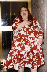 CHRISSY METZ Leavevs NBC Studios in New York 10/10/2023