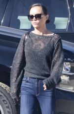CHRISTINA RICCI Arrives at Her Son Soccer Practice in Los Angeles 10/15/2023