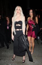 CHRISTINE QUINN Arrives at White Fox Party at Tao in Los Angeles 10/18/2023
