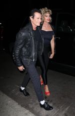 CINDY CRAWFORD and Rande Gerber Arrives at Casamigos Halloween Party in Los Angeles 10/27/2023