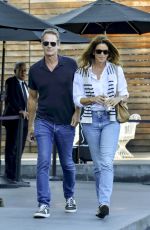 CINDY CRAWFORD and Rande Gerber at Maxfield in West Hollywood 10/11/2023