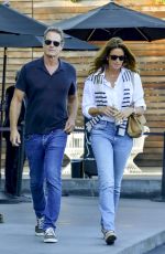 CINDY CRAWFORD and Rande Gerber at Maxfield in West Hollywood 10/11/2023