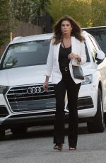 CINDY CRAWFORD Out and About in Los Angeles 10/18/2023