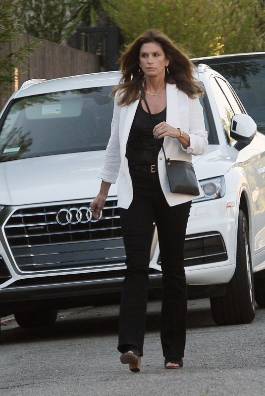 CINDY CRAWFORD Out and About in Los Angeles 10/18/2023