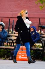 CLAIRE DANES Out with Her Baby in New York 10/24/2023