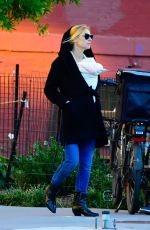 CLAIRE DANES Out with Her Baby in New York 10/24/2023