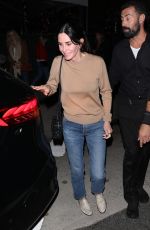 COURTENEY COX Leaves Giorgio Baldi in Santa Monica 10/18/2023