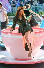 COURTNEY STODDEN and SAMANTHA SCARLETTE Out at Disneyland 10/26/2023