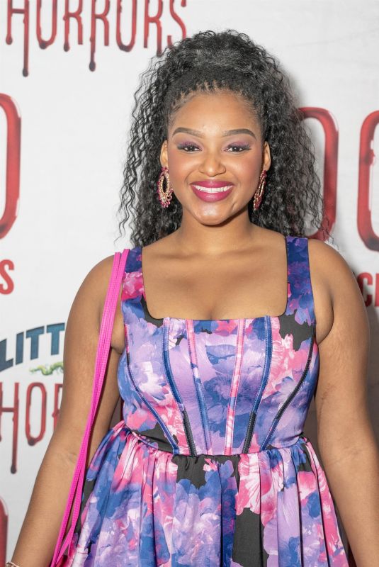 D’KAYLAH UNIQUE WHITLEY at Celebration of 100th Performance of Little Shop of Horrors at Bryant Park Grill in New York 10/15/2023
