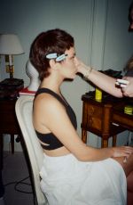DAFNE KEEN Getting Ready for Louis Vuitton Show for Wonderland Magazine, October 2023