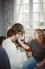 DAFNE KEEN Getting Ready for Louis Vuitton Show for Wonderland Magazine, October 2023