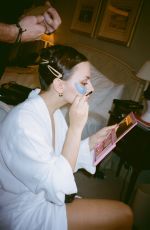 DAFNE KEEN Getting Ready for Louis Vuitton Show for Wonderland Magazine, October 2023