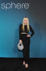 DAKOTA FANNING at Sphere and first of 25 U2:uv Achtung Baby Shows Opening in Las Vegas 09/29/2023