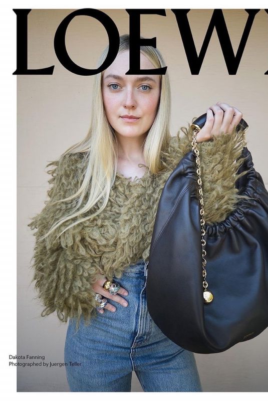 DAKOTA FANNING for Loewe Spring/summer 2024 Campaign