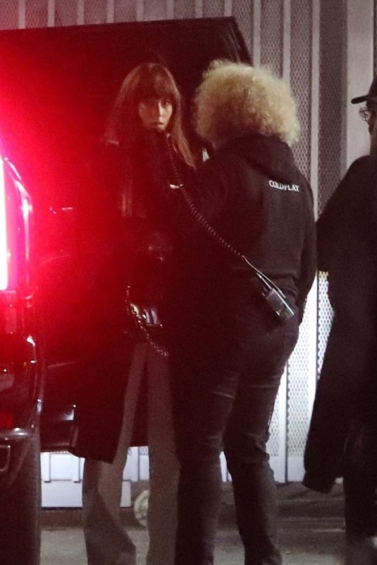 DAKOTA JOHNSON at Coldplay Concert in Pasadena 10/01/2023