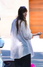 DAKOTA JOHNSON Celebrating Her Goddaughter