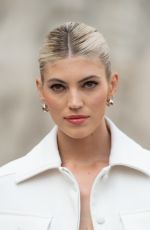 DEVON WINDSOR at Elie Saab Womenswear Spring/Summer 2024 Show at Paris Fashion Week 09/30/2023