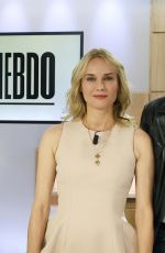 DIANE KRUGER and AURELIE CASSE on the Set of C L