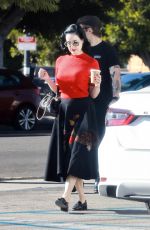 DITA VON TEESE Out for Coffee in Los Angeles 10/15/2023