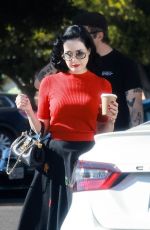 DITA VON TEESE Out for Coffee in Los Angeles 10/15/2023