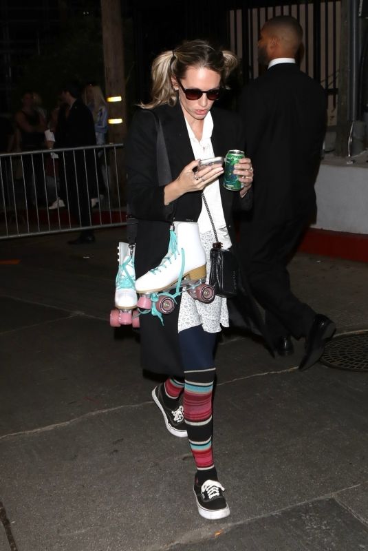 DYLAN PENN Arrives at Vas Morgan and Michael Braun Halloween Party 10/28/2023