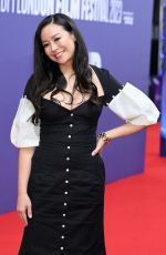 ELIZABETH CHAI VASARHELYI at Nyad Headline Gala at 67th BFI London Film Festival 10/10/2023