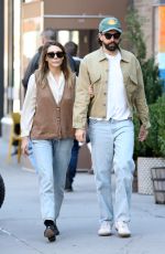 ELIZABETH OLSEN and Robbie Arnet Out in New York 10/25/2023