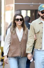 ELIZABETH OLSEN and Robbie Arnet Out in New York 10/25/2023