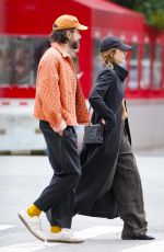 ELIZABETH OLSEN and Robbie Arnett Out in New York 10/19/2023
