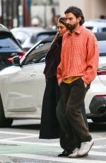 ELIZABETH OLSEN and Robbie Arnett Out in New York 10/19/2023