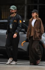 ELIZABETH OLSEN and Robbie Arnett Out in New York 10/20/2023