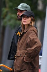 ELIZABETH OLSEN and Robbie Arnett Out in New York 10/20/2023