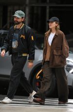 ELIZABETH OLSEN and Robbie Arnett Out in New York 10/20/2023