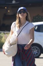 ELIZABETH OLSEN Out for Grocery Shopping in Studio City 10/14/2023