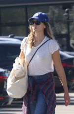 ELIZABETH OLSEN Out for Grocery Shopping in Studio City 10/14/2023