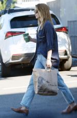 ELIZABETH OLSEN Out Shopping at Erewhon Market in Los Angeles 10/16/2023