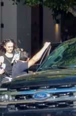 ELLA EMHOFF Leaves SEV Skin Care Salon in Los Angeles 10/13/2023
