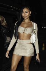 ELLA THOMAS Arrives at Mnky Hse Club in Manchester 10/14/2023