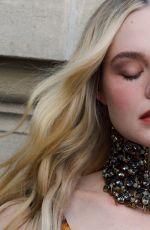 ELLE FANNING - Alexander Mcqueen Fashion Show Photoshoot, September 2023