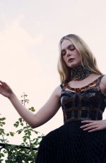 ELLE FANNING - Alexander Mcqueen Fashion Show Photoshoot, September 2023
