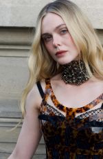 ELLE FANNING - Alexander Mcqueen Fashion Show Photoshoot, September 2023