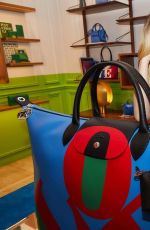 ELLE FANNING at Longchamp x Robert Indiana Collection Launch Celebration in New York 10/26/2023
