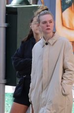 ELLE FANNING Out After a Pilates Class in New York 10/23/2023