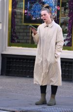 ELLE FANNING Out After a Pilates Class in New York 10/23/2023