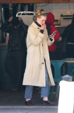 ELLE FANNING Out and About in New York 10/23/2023