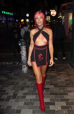 EMILY FAYE MILLER Leaves PrettyLittleThing Haunted Mansion Hosted by GK Barry in London 10/26/2023