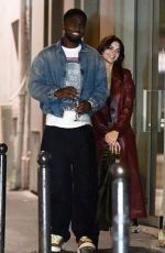 EMILY RATAJKOWSKI and Stephane Bak Out Kissing in Paris 10/25/2023