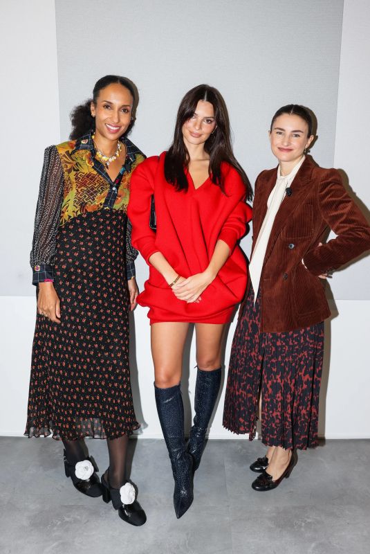 EMILY RATAJKOWSKI at The Run Through with Vogue Podcast Live Taping in New York 10/19/2023