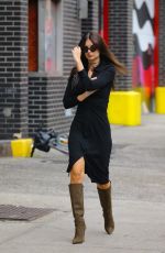 EMILY RATAJKOWSKI Out for Morning Stroll with Her Dog in New York 10/17/2023